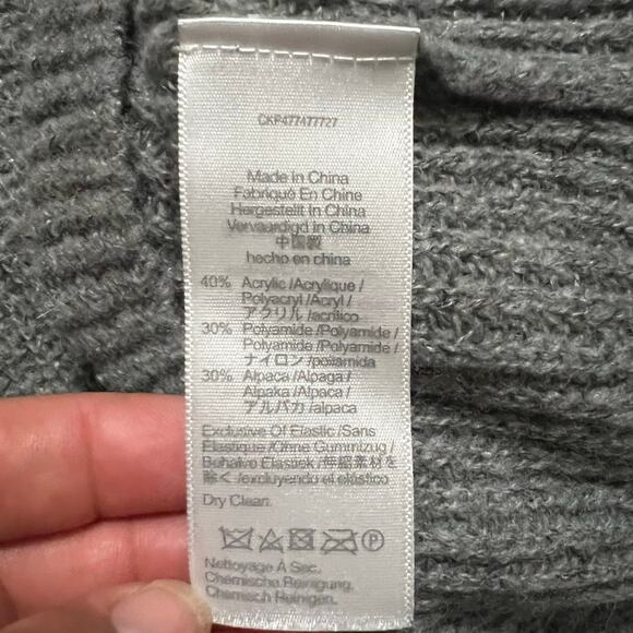 Madewell Women's Gray Ribbed Crewneck Sweater Size Large - Picture 11 of 11